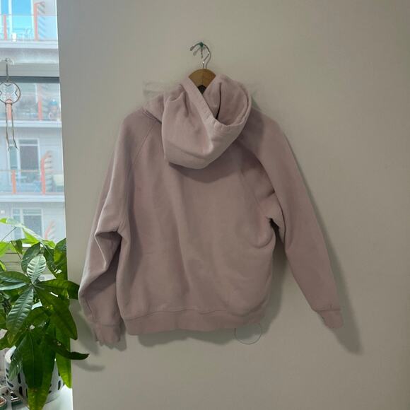 Aritzia Cozy Sweatfleece Mega Hoodie in Light Purple Size Medium - Picture 4 of 7